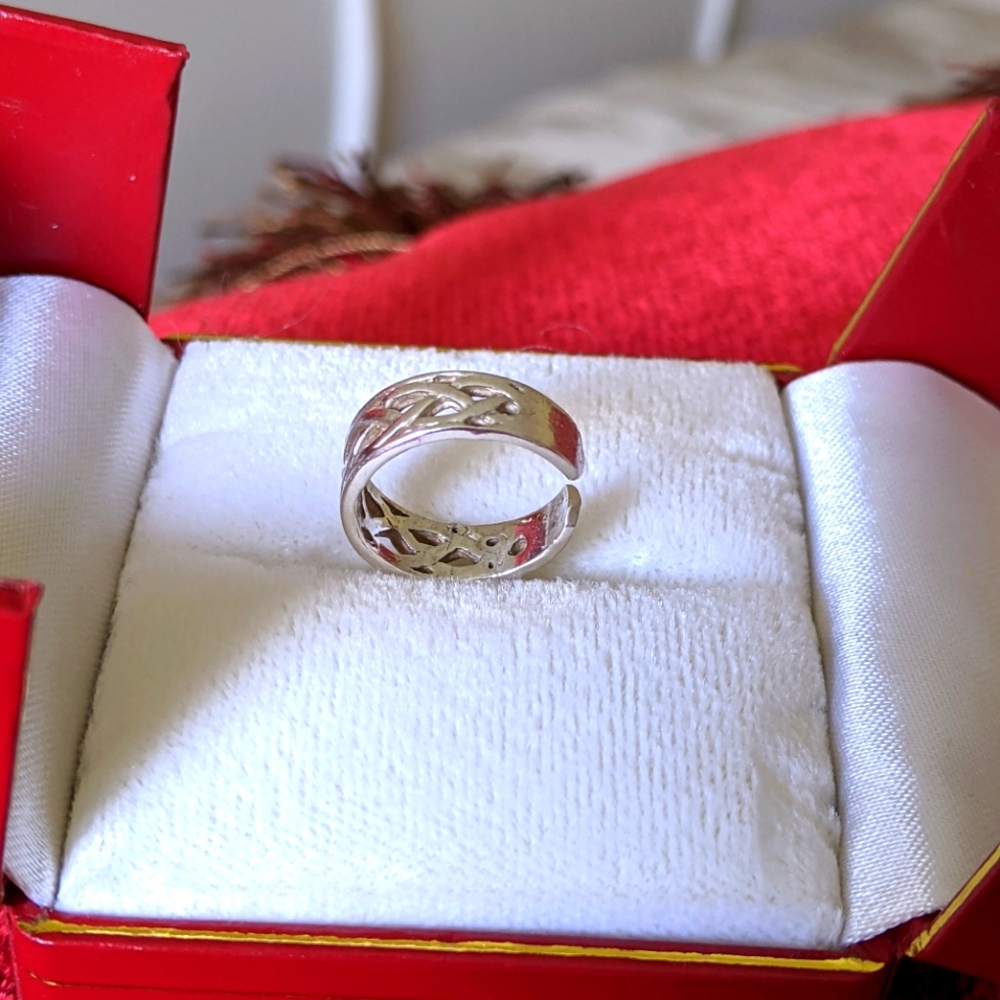TOE RING 925 STERLING SILVER - Picture 3 of 7